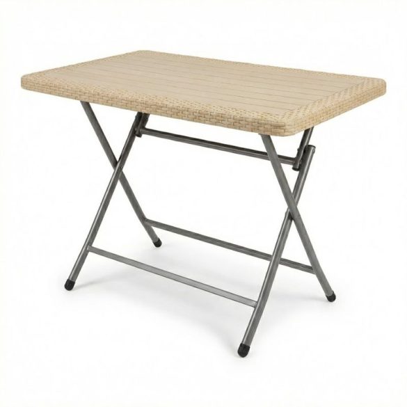 Záhradný jedálenský stôl Anadolu 3D Rattan – béžový PVC-RAT-07