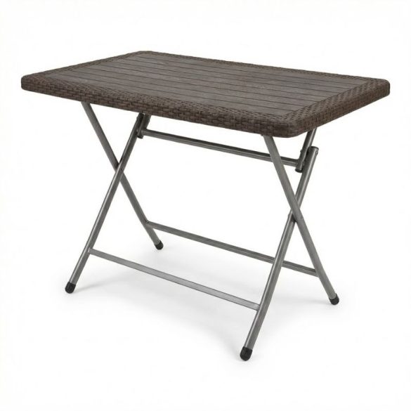 Záhradný jedálenský stôl Anadolu 3D Rattan – antracitový PVC-RAT-08