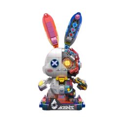 Mechanický model zajaca zo stavebnice – 1377 ks QA7042138