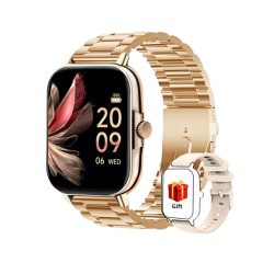   HD inteligentné športové hodinky – so zlatým remienkom QC8431496-7