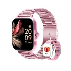   HD inteligentné športové hodinky – s ružovým remienkom QC8431496-8