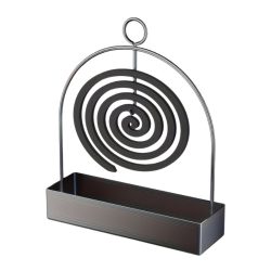   Držiak na kovovú spirálu proti komárom s dekoratívnym popolníkom QD8864769