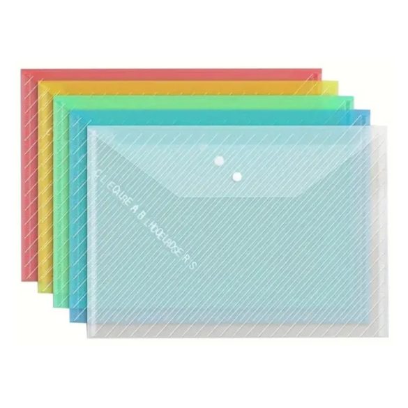 10 ks vystužených priehľadných zložiek A4 QF306685