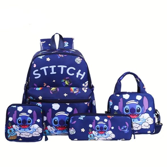 Disney Stitch 4-dielna súprava batohov – tmavomodrá QK2644948-S