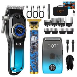   LQT Profesionálny 3 v 1 Pánsky Zastrihávač – Modro/Čierny Dizajn QM12330270