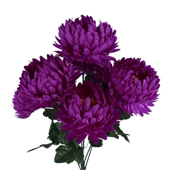 Umelá chryzantéma fialová 1 kus QP4504827-3