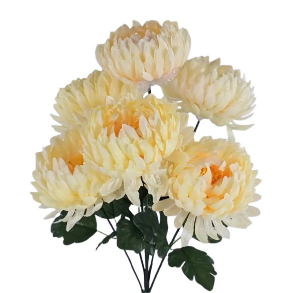 Umelá chryzantéma krémová 1 kus QP4504827-6
