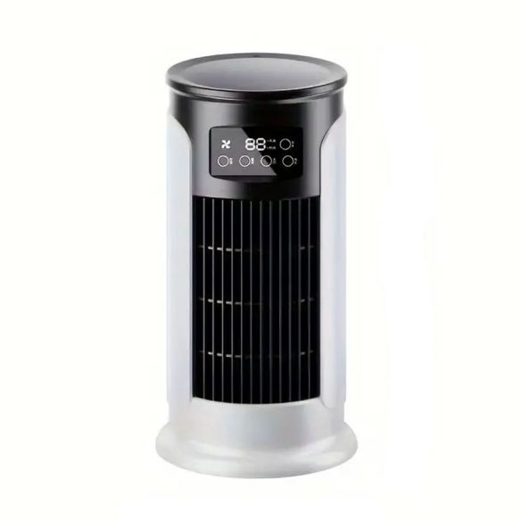 Mini zvlhčovač vzduchu s ventilátorom – USB, LED osvetlenie QQ2343890