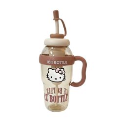 Hello Kitty Milk Tea Hnedá fľaša na vodu QR3494598-B