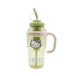 Hello Kitty Lesná zelená fľaša na vodu QR3494598-Z