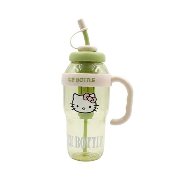 Hello Kitty Lesná zelená fľaša na vodu QR3494598-Z