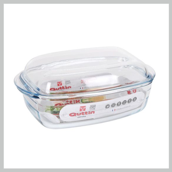 Obdĺžniková zapekacia misa s vekom QT-8890430R