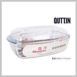 Obdĺžniková zapekacia misa s vekom QT-8890431R