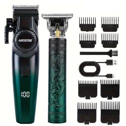   WEEME 2 v 1 bezdrôtová sada na strihanie vlasov a fúzy QY11802669-2