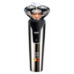   RAF 5-hlavový elektrický holiaci strojček na vlasy a telo, nabíjateľný cez USB, IPX6 R.4060