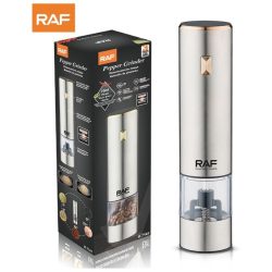   Elektrický mlynček na korenie a bylinky RAF, 70 ml – vyhotovenie z nehrdzavejúcej ocele R.7141