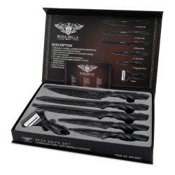   Sada nožov Rosa Bella 6-dielna s mramorovým povrchom RB-9281