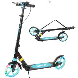   TENBOOM Skladací kolobežka pre dospelých – Čierna RB11186832-F