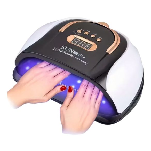 Profesionálna 256W LED lampa na nechty NAXBEY – Biela RF2026427F