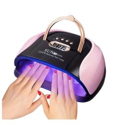   Profesionálna 256W LED lampa na nechty NAXBEY – Ružová RF2026427R