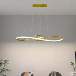 LED luster MOBIUS 32 x 80 cm zlatý RF2937205-A
