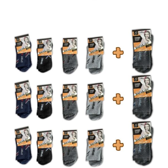 12+3 Dámske športové ponožky 35 až 37 RFW-006-2