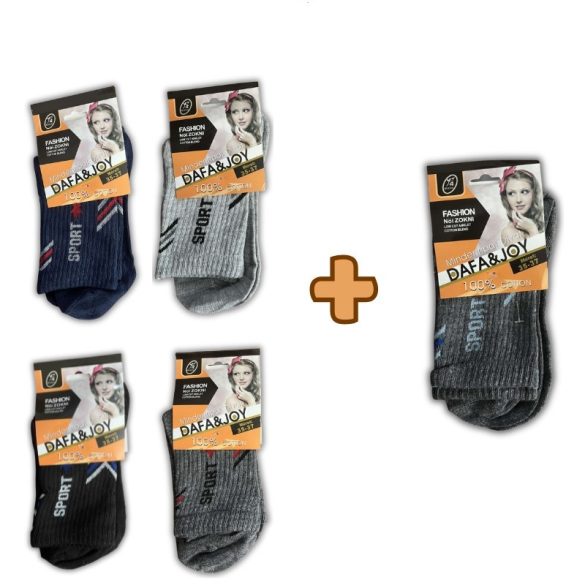 4+1 Dámske športové ponožky 35 až 37 RFW-006