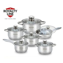   Sada riadu Royalty Line, 12-dielna, z nehrdzavejúcej ocele RL-12EK