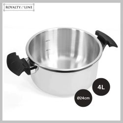 Royalty Line 24 cm nerezový tlakový hrniec RL-24PS4L