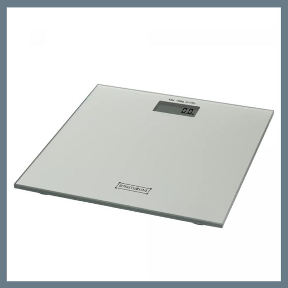 Royalty Line LED digitálna kúpeľňová váha RL-PS3SILVER