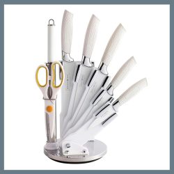   Royalty Line 8-dielna sada nožov s otočným stojanom RL-WHT8-W