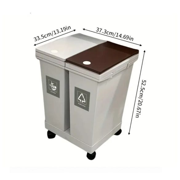 Kuchynský odpadkový kôš s veľkou kapacitou – RP3471029-40, 40 l