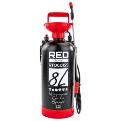  Ručný tlakový postrekovač RED TECHNIC s 8-litrovou nádržou RTOC0159