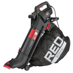   Elektrický fúkač a vysávač lístia RED TECHNIC s funkciou drvenia, 3550 W RTODL0044