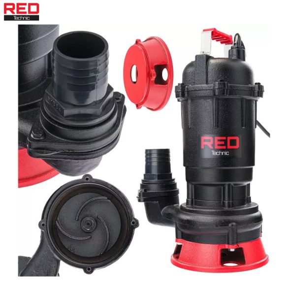 RED Technic ponorné kalové čerpadlo s drvičom – RTPDSR0071