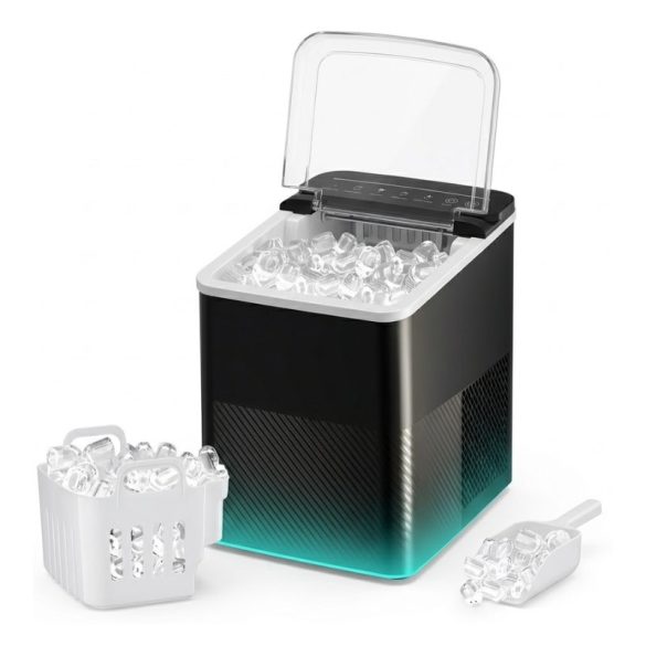 NORTHCLAN kompaktný stolný výrobník ľadu s 9 kockami, čierny RW3762861