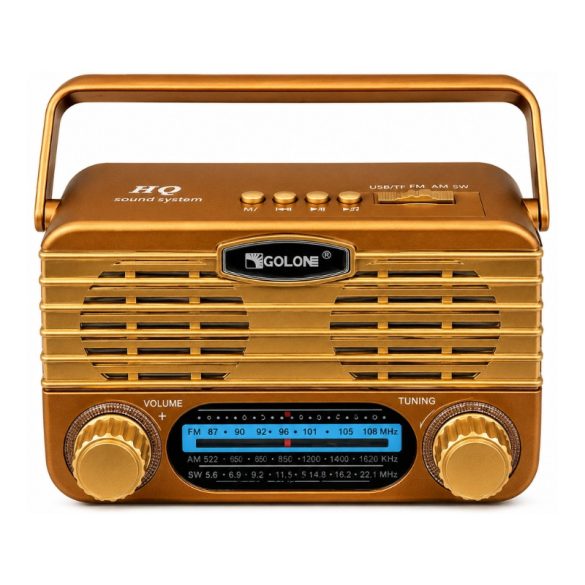 Prenosné retro rádio Golon RX-2606S