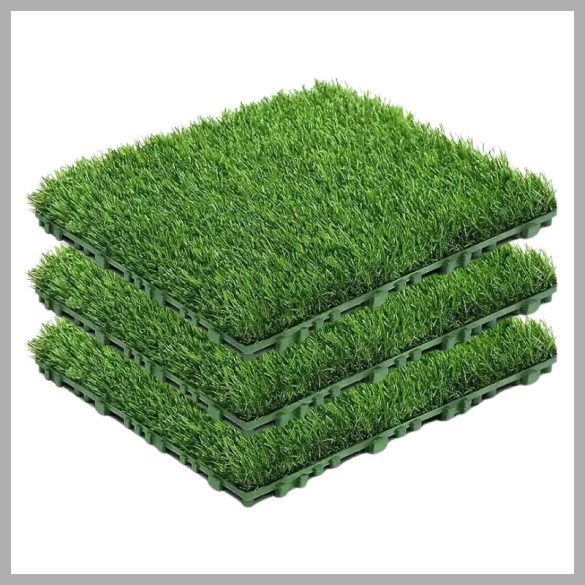 3 ks panel umelého trávnika – 30 × 30 cm RX2290295