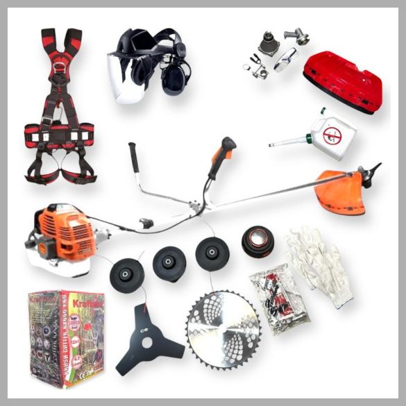 Benzínová kosačka a krovinorez Kraftech s 12 príslušenstvami RX680-PRO