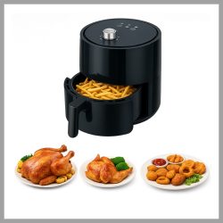 SilverLove teplovzdušná fritéza – 8 litrov SC-808