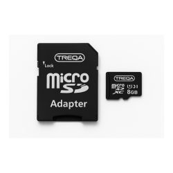   Pamäťová karta TREQA microSDXC s adaptérom – 8 GB SD-12