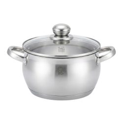   Nerezový hrniec Swissgold so skleneným vekom, 20 cm, 3,8 l SG-19034