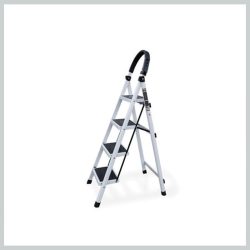 4-stupňový rebrík pre domácnosť, biely SLH1350