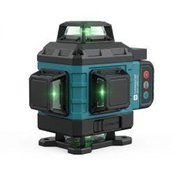   Supamaster 3D/4D akumulátorová zelená laserová vodováha SM-9123