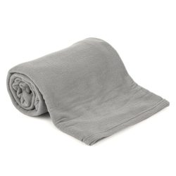 Sivá plyšová deka SP-SZ180 180 x 200 cm