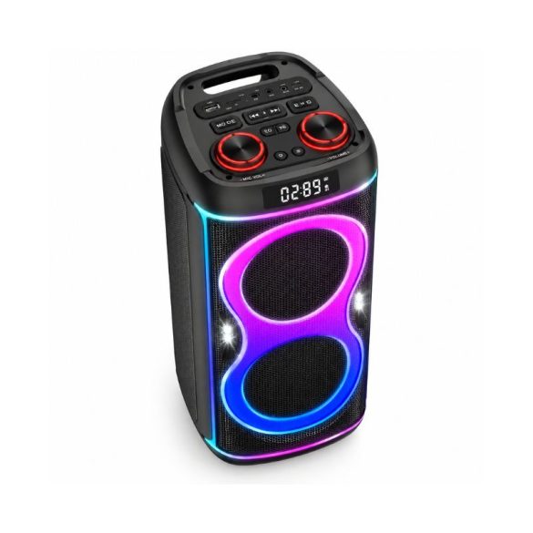 Prenosný Bluetooth reproduktor s RGB osvetlením SS-8801