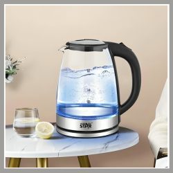   Elektrická sklenená rýchlovarná kanvica WINNING STAR ST-6017