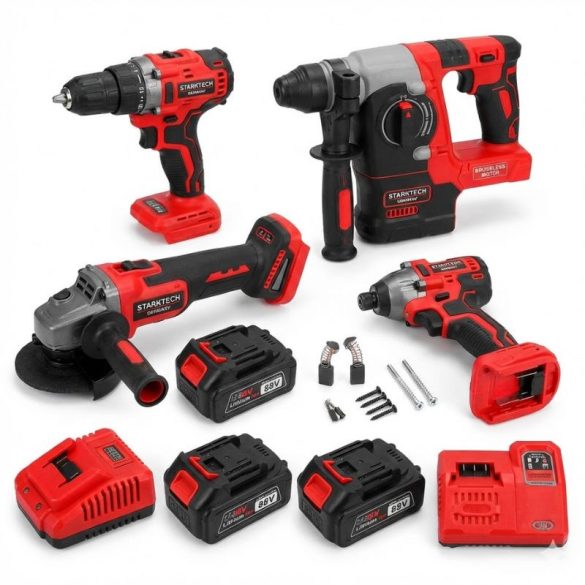 Starktech Germany 4v1 Akumulátorová Sada Náradia (88V) ST-MT88XC