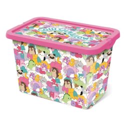   Plastová úložná krabica Squishmallows Pluffy 7 L STF02464
