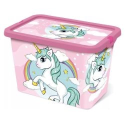   Plastová úložná krabica s motívom jednorožca 7 L STF03134